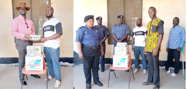Saama Kamma Kafo donates sanitary materials to Brikama Fire and Rescue Services