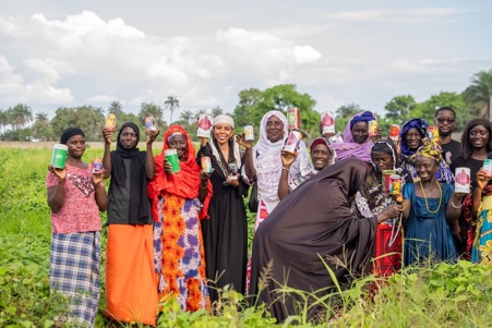 Safe Hands for Girls Foundation gives vegetable seeds to Bakau Women Gardeners