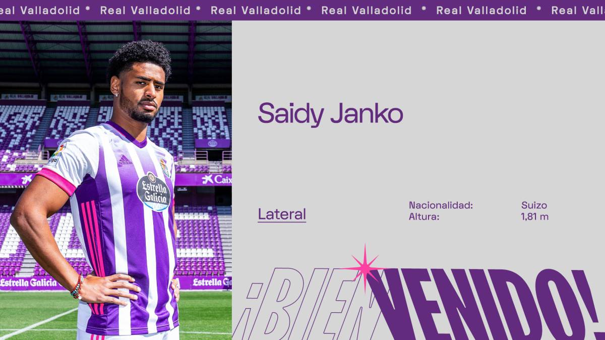Spanish side Real Valladolid signs Swiss-Gambian defender Saidy Janko