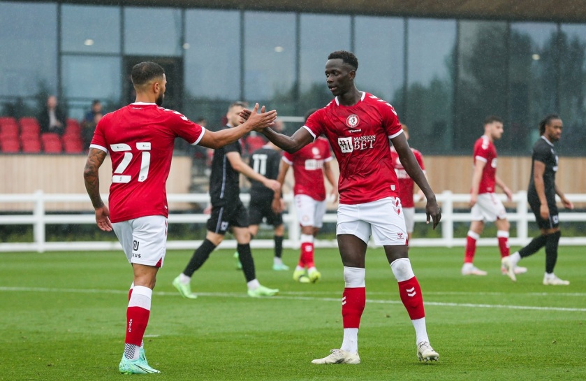Saikou Janneh scores in Bristol City preseason win