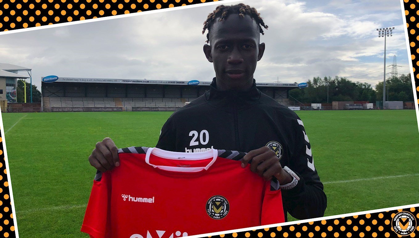 Newport signs Gambian striker Saikou Janneh on loan