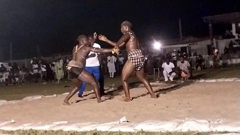 Sakajor wins Sanna Dahaba wrestling contest flag