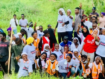 Sukuta VDC plants trees at Salagi Forest Park