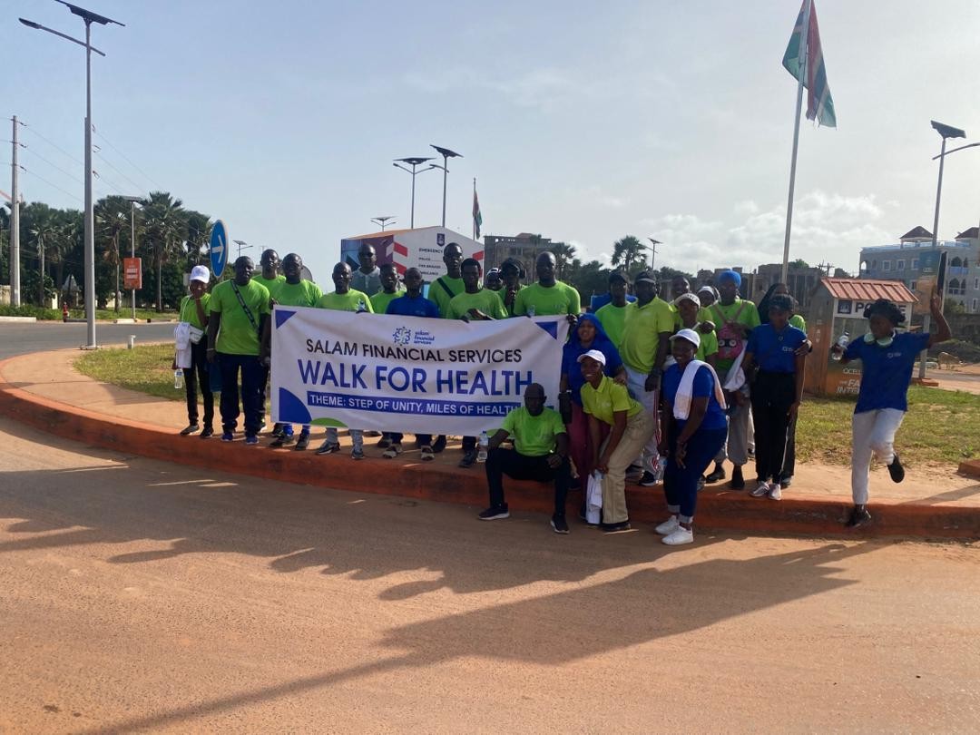 Salam Financial Service staff participate in ‘Walk for Health’