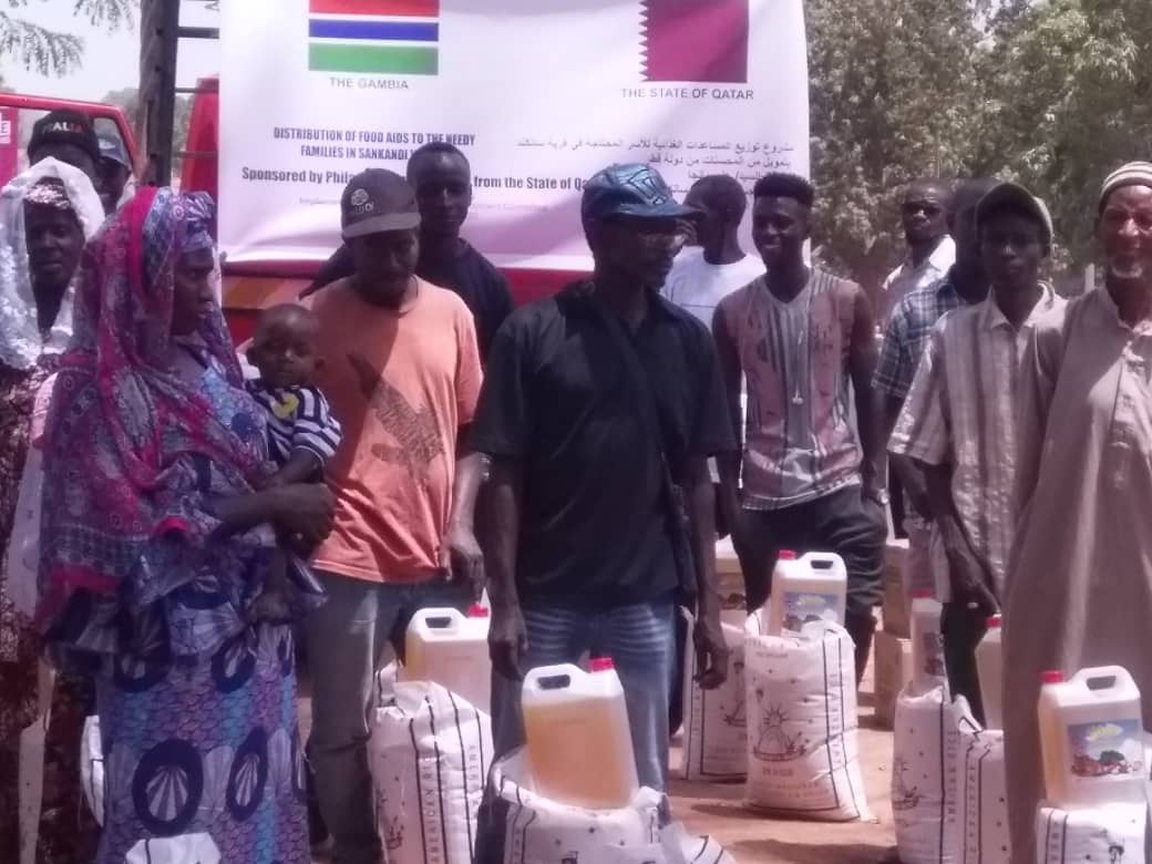 Qatari philanthropists donate food items to Sankandi and surrounding villages