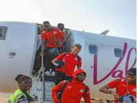 AFCON qualifiers: Scorpions return home after historic triumph over Ghana