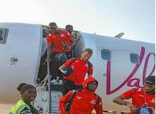 AFCON qualifiers: Scorpions return home after historic triumph over Ghana