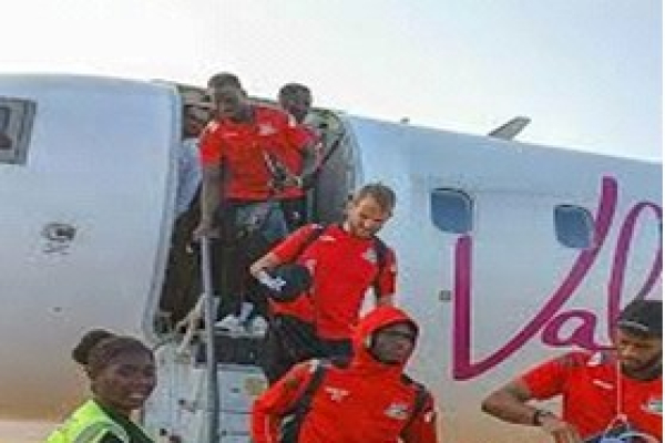 AFCON qualifiers: Scorpions return home after historic triumph over Ghana