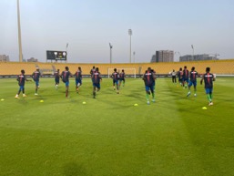 Scorpions stretch muscles for South Sudan AFCON icebreaker