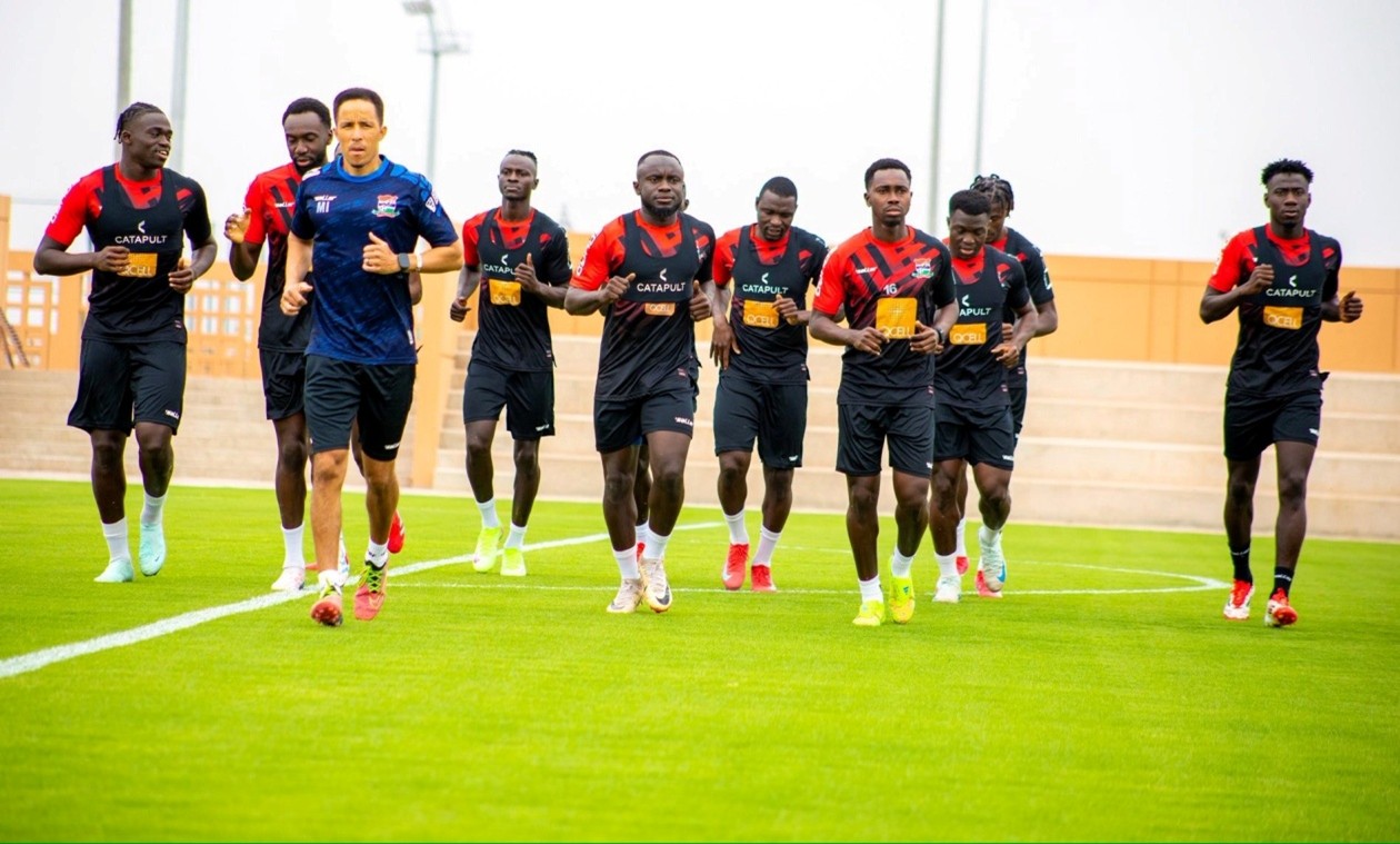 Scorpions embrace 1st training session prior to Equatorial Guinea clash