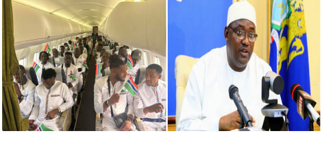 Scorpions depart for Ivory Coast after President Barrow’s intervention