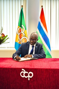 Gambia is new President of COM-OACPS