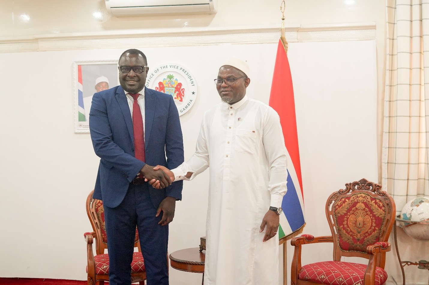 Senegal’s Secretary of State calls on VP Jallow