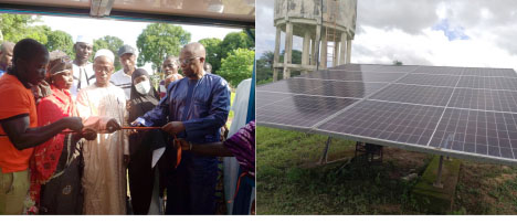 Siffoe, Wassadou inaugurate solar water pumping system worth US$50,000