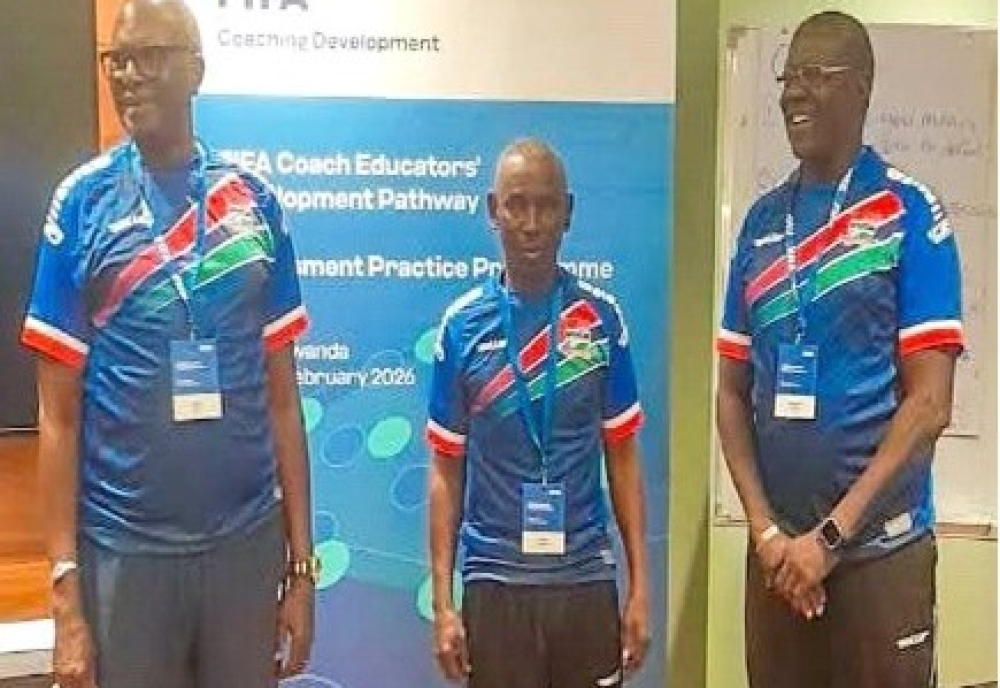 Sillah, Ndong, Sambou earn FIFA Coach Educators Diploma