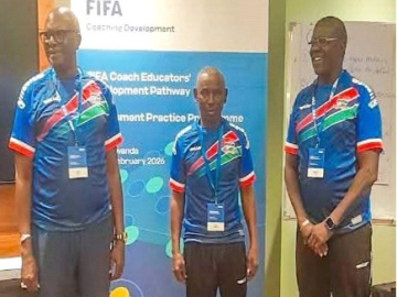 Sillah, Ndong, Sambou earn FIFA Coach Educators Diploma