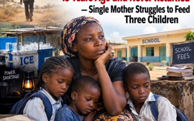 Single mother of 3 fears children may drop out of school after 13 years disconnecting from Husband