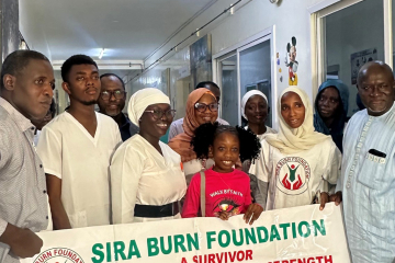 Sira Burn Foundation donates medical supplies to EFSTH Burn Unit
