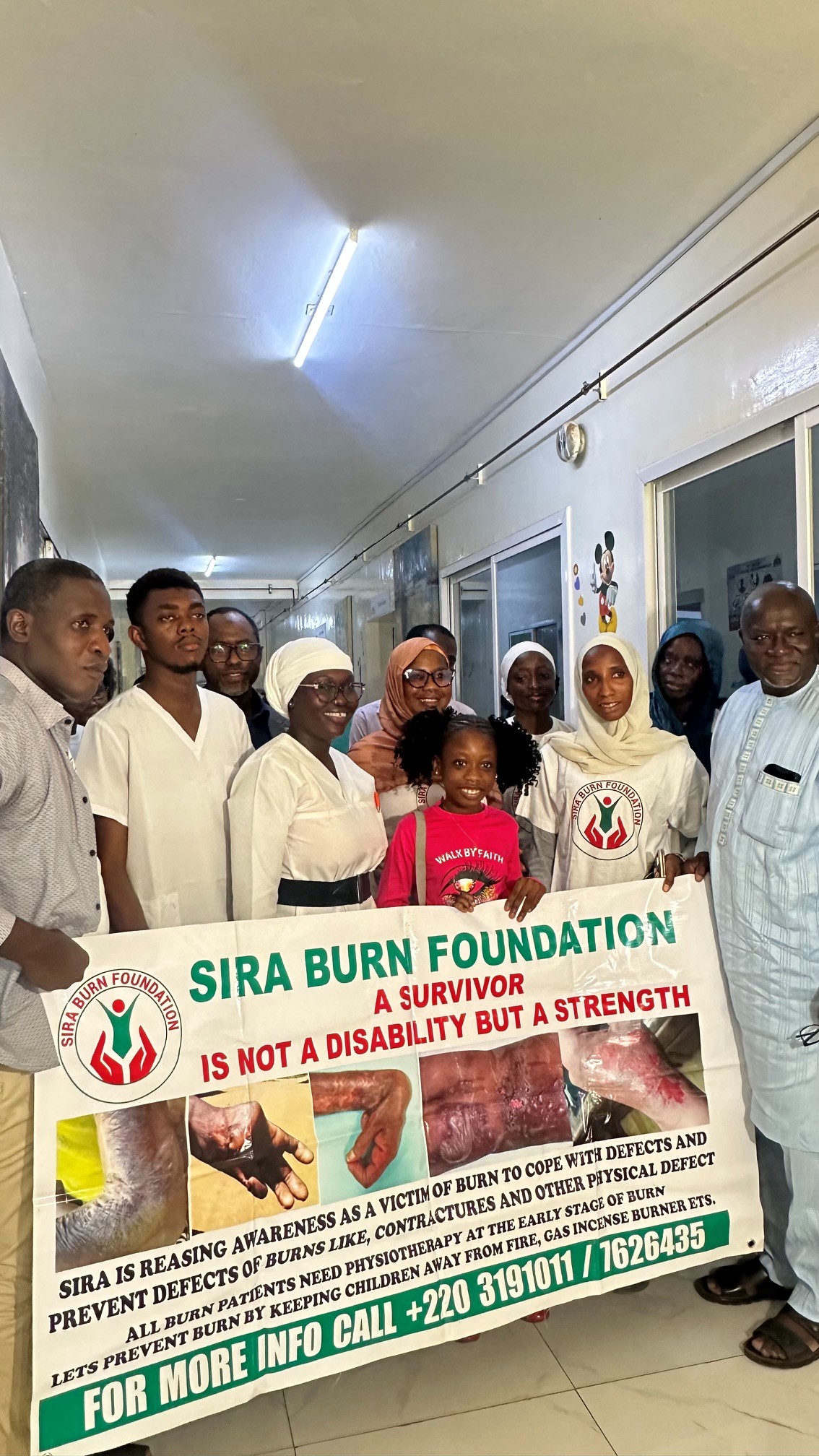 Sira Burn Foundation donates medical supplies to EFSTH Burn Unit