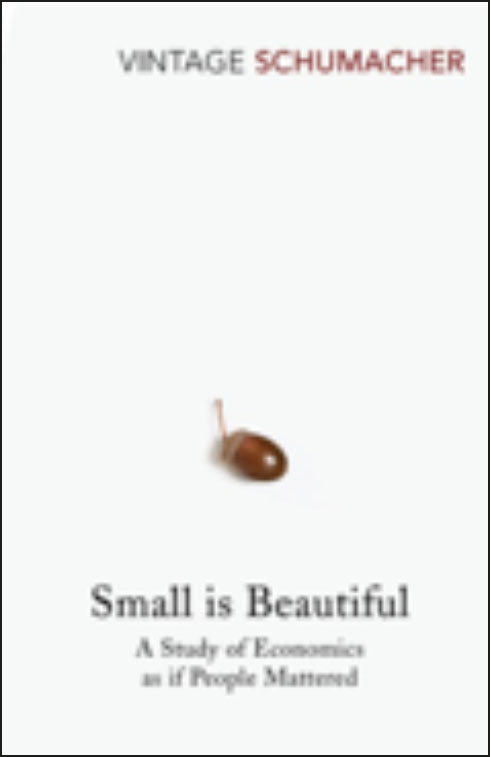 Small is beautiful: a study of economics as if people mattered 