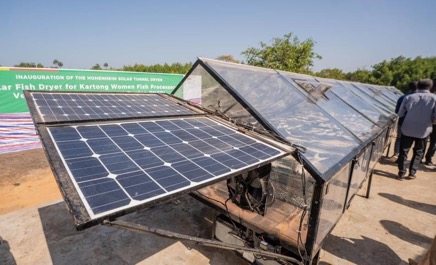 GIZ ECOWAS FRSD inaugurates Solar Fish Dryer in Kartong