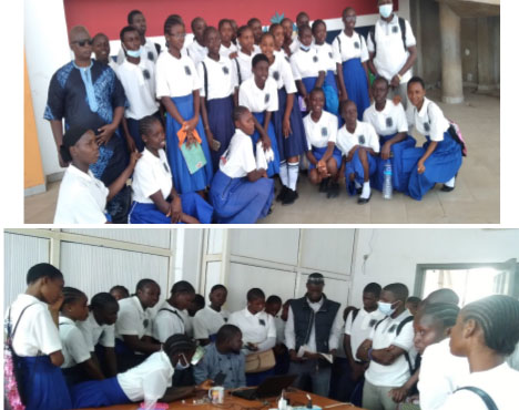 St. Francis Junior, Senior SS Press Club visits media houses