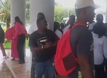 GIA staff stage sit-down strike over medical benefits, loans