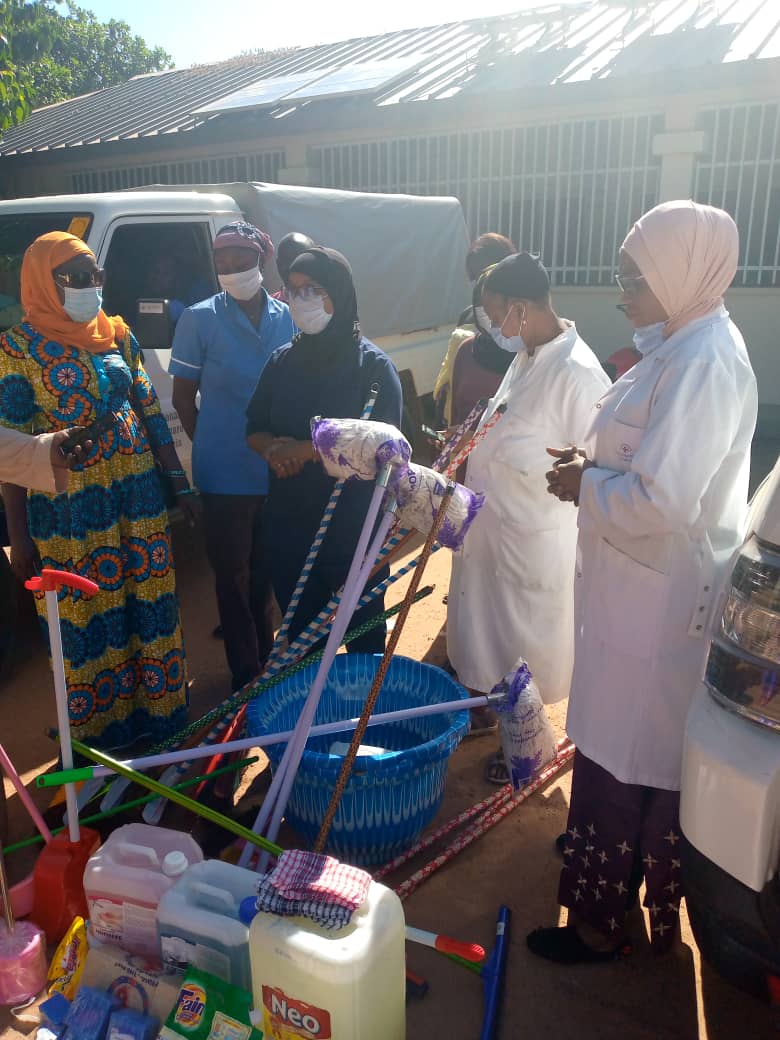 Star GSM donate cleaning materials to BHC