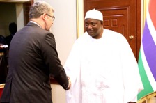 Barrow receives Serbian special envoy