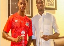 Sulayman Camara, Ebrima Colley bag Unique Group Man of the Match Awards