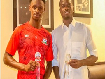 Sulayman Camara, Ebrima Colley bag Unique Group Man of the Match Awards