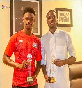 Sulayman Camara, Ebrima Colley bag Unique Group Man of the Match Awards