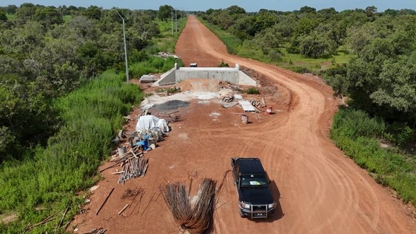 Barrow inspects 27km Sutukoba-Chamoi Bunda Road as work reaches 60%