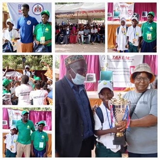 TAKE-M heightens Gambia Students’ IQ with spelling competition