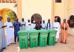 Takaful Insurance donated dustbins