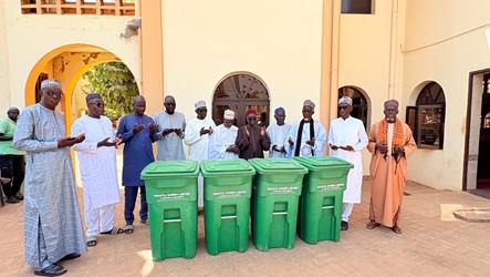Takaful Insurance donates dustbins to Pipeline mosque