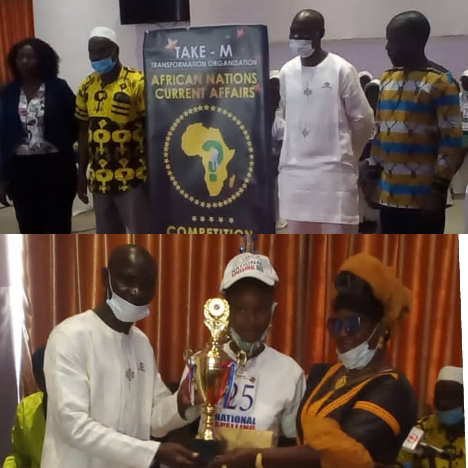 Isatou Komma wins TAKE-M national spelling bee  As African Nations Current Affairs launched