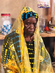Woman opens bank account, shop from Nafa Programme