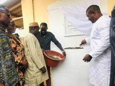 Mayor Bensouda lays foundation stone for school hall worth D13M 