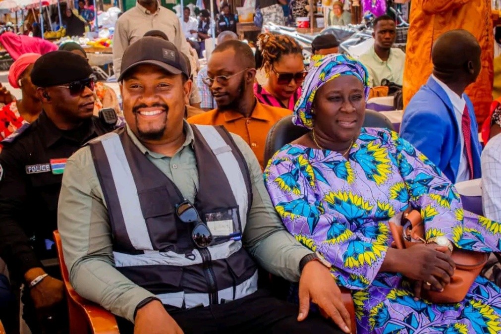 Bensouda lays D4M fish market foundation stone