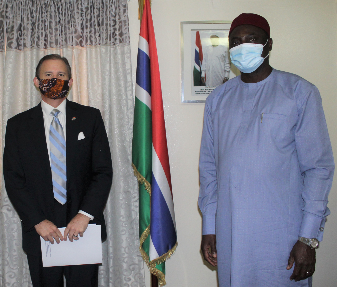 Foreign Minister Tangara meets US Ambassador