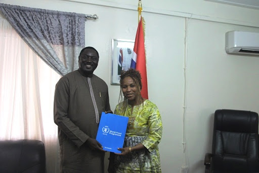 Foreign Minister Dr. Tangara receives World Food Programme’s New Representative and Country Director
