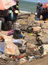 Poor waste management at Tanji Beach concerns residents