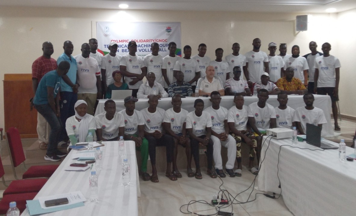 Technical coaching course on Beach Volleyball underway