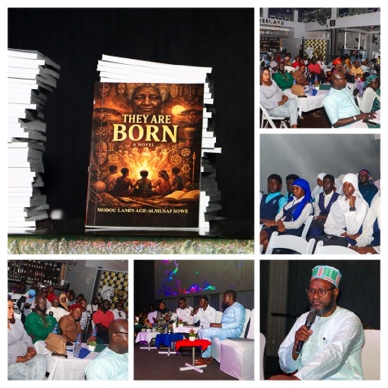 Modou Lamin Sowe launches landmark novel ‘They Are Born’
