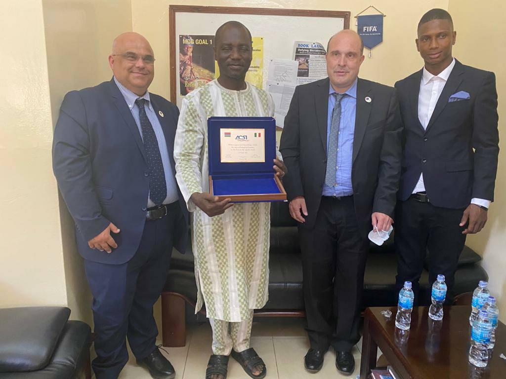 Ambassador Tijan Jaiteh visits MoYS