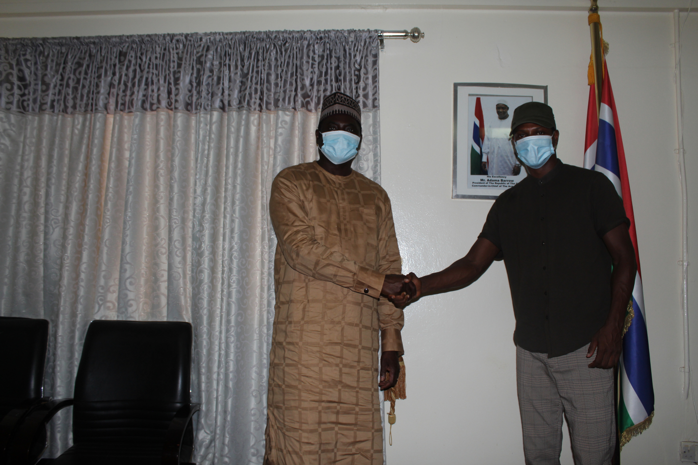 Foreign minister receives Goodwill Ambassador Tijan Jaiteh