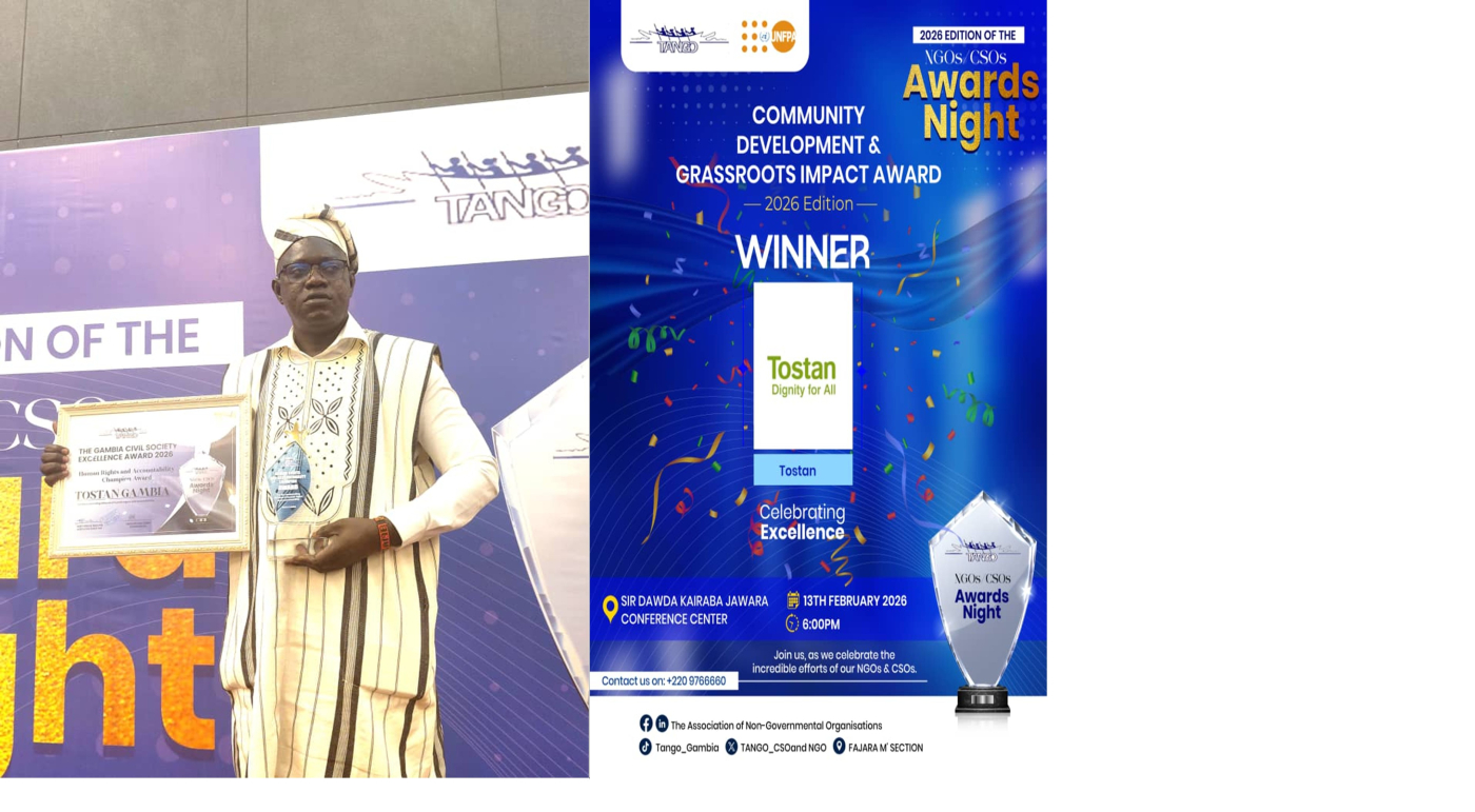 Transforming rural lives: Tostan Gambia clinches two prestigious NGOP awards