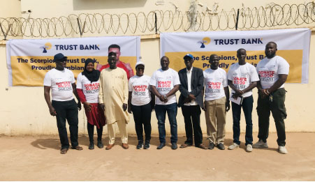 Trust Bank stages blood donor drive