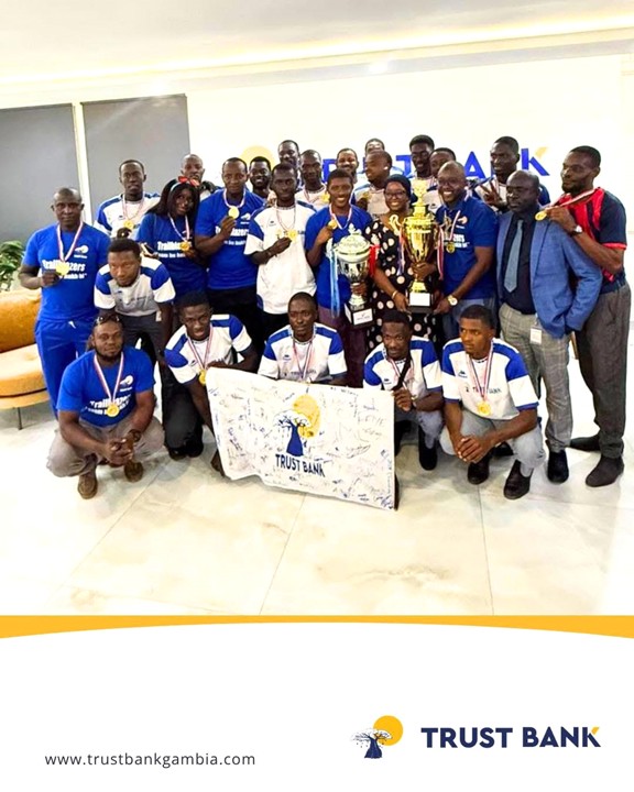 Trust Bank clutch late Governor Jatta inter-bank tourney trophy
